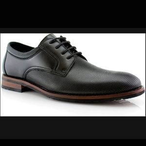 Ferro Aldo Martin Mens Casual Round Toe Formal Uniform Textured Oxford